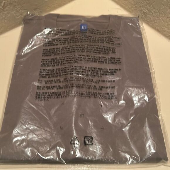 Yeezy Gap Collab Tee Shirt Gray Crewneck Men's Size S Oversized Streetwear New - Picture 9 of 11